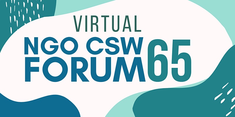 Sign up to the Virtual NGO CSW65 Forum!